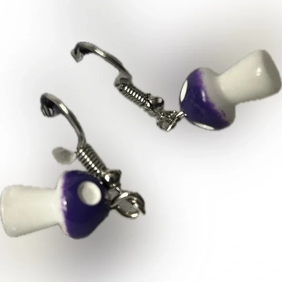 - Rare gorgeous handmade jewelry earrings similar to modern streetwear - - Picture 3 of 4